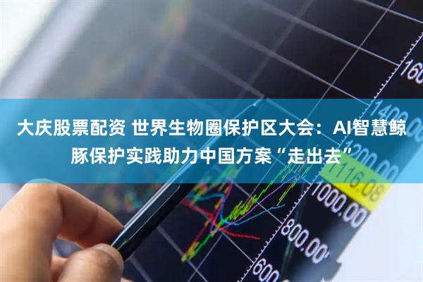 大庆股票配资 世界生物圈保护区大会：AI智慧鲸豚保护实践助力中国方案“走出去”