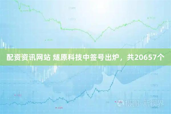 配资资讯网站 燧原科技中签号出炉,共20657个